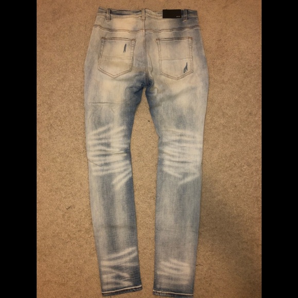 Amiri mens MX1 biker patch jeans - Picture 6 of 6
